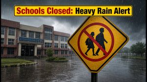 Heavy Rain Alert: Ghaziabad Schools Shut Today for All Students Up to Class 12