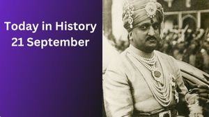 Today in History, September 21: Indian Historical Events, Births, Deaths & Global Observances