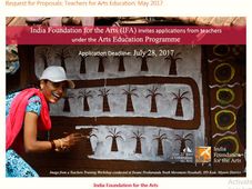 ಕಲಾ ಶಿಕ್ಷಣ ನೀಡಲು ಯೋಜನಾ ಪ್ರಸ್ತಾವನೆಗೆ ಐ ಎಫ್ ಎ ಅರ್ಜಿ ಆಹ್ವಾನ
