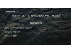ಭಾರತೀಯ ನೌಕಾಪಡೆ ನೇಮಕಾತಿ 2018:ನಾವಾಲ್ ಡೋಕಿಯಾರ್ಡ್ಡ್ನಲ್ಲಿ ಅಪ್ರೇಂಟಿಸ್ ಹುದ್ದೆಗೆ ಅರ್ಜಿ ಆಹ್ವಾನ 