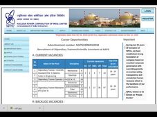 ಎನ್‌ಪಿಸಿಐಎಲ್ ನೇಮಕಾತಿ 2018 : 88  ಸ್ಟೈಪಂಡ್ರೀ ಟ್ರೈನೀ ಹುದ್ದೆಗಳಿಗೆ ಅರ್ಜಿ ಆಹ್ವಾನ