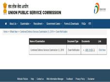 ಯುಪಿಎಸ್‌ಸಿ ನೇಮಕಾತಿ 2019:  417 ಕಂಬೈನ್ಡ್ ಡಿಫೆನ್ಸ್ ಸರ್ವೀಸಸ್ –II ಹುದ್ದೆಗಳಿಗೆ ಅರ್ಜಿ ಆಹ್ವಾನ