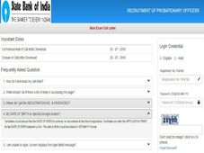 ಎಸ್‌ಬಿಐ ಬ್ಯಾಂಕ್ 2019  ಪ್ರೊಬೆಷನರಿ ಆಫೀಸರ್  ಹುದ್ದೆಗಳ  ಪ್ರಮುಖ ಪರೀಕ್ಷಾ ಪ್ರವೇಶ ಪತ್ರ ಬಿಡುಗಡೆ 