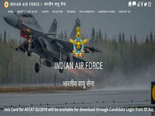 ಭಾರತೀಯ ವಾಯುಪಡೆ 2019 ಸಾಮಾನ್ಯ ಪರೀಕ್ಷೆಯ (ಎಎಫ್‌ಸಿಎಟಿ) ಪ್ರವೇಶ ಪತ್ರ ಬಿಡುಗಡೆ