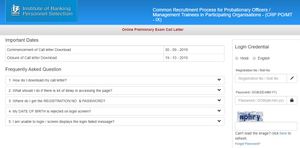 IBPS PO Preliminary Admit Card 2019: ಐಬಿಪಿಎಸ್ ಪಿಓ ಪ್ರಿಲಿಮಿನರಿ ಪರೀಕ್ಷಾ ಪ್ರವೇಶ ಪತ್ರ ರಿಲೀಸ್