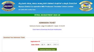 MYMUL Admit Card 2019: ವಿವಿಧ 173 ಹುದ್ದೆಗಳ ಪರೀಕ್ಷಾ ಪ್ರವೇಶ ಪತ್ರ ಬಿಡುಗಡೆ