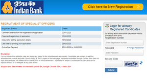 ಇಂಡಿಯನ್ ಬ್ಯಾಂಕ್‌ನಲ್ಲಿ 138 ಹುದ್ದೆಗಳಿವೆ..ಫೆ.10ರೊಳಗೆ ಅರ್ಜಿ ಹಾಕಿ