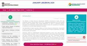 JEE: ಮುಖ್ಯ ಪರೀಕ್ಷೆಯ ಕೀ ಉತ್ತರ ರಿಲೀಸ್