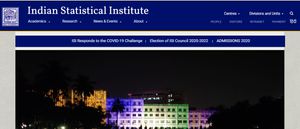 ISI Kolkata Recruitment 2020: ವಿಸಿಟಿಂಗ್ ಸೈಂಟಿಸ್ಟ್ ಹುದ್ದೆಗಳಿಗೆ ಅರ್ಜಿ ಆಹ್ವಾನ