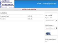 IBPS SO Prelims Result 2021: ಫಲಿತಾಂಶ ವೀಕ್ಷಿಸುವುದು ಹೇಗೆ ? ಇಲ್ಲಿದೆ ಮಾಹಿತಿ