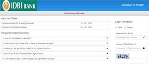IDBI Bank Admit Card 2021 : ಅಸಿಸ್ಟೆಂಟ್ ಮ್ಯಾನೇಜರ್ ಹುದ್ದೆಗಳ ಪ್ರವೇಶ ಪತ್ರ ಡೌನ್‌ಲೋಡ್ ಮಾಡುವುದು ಹೇಗೆ ?