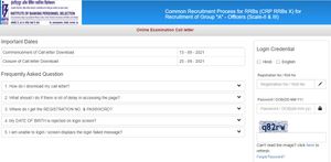 IBPS CRP RRB X Online Exam 2021 Admit Card : ಪ್ರವೇಶ ಪತ್ರ ಡೌನ್‌ಲೋಡ್ ಮಾಡುವುದು ಹೇಗೆ ?