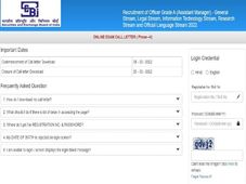 SEBI Phase II Online Exam Admit Card 2022 : ಪ್ರವೇಶ ಪತ್ರ ಡೌನ್‌ಲೋಡ್ ಮಾಡುವುದು ಹೇಗೆ ?