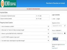 IDBI Bank Admit Card 2022 : ಎಕ್ಸಿಕ್ಯುಟಿವ್ ಹುದ್ದೆಗಳ ಪ್ರವೇಶ ಪತ್ರ ಡೌನ್‌ಲೋಡ್ ಮಾಡುವುದು ಹೇಗೆ ?