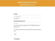 KCET Result 2022 : ಕರ್ನಾಟಕ ಸಿಇಟಿ ಫಲಿತಾಂಶ ಪ್ರಕಟ 