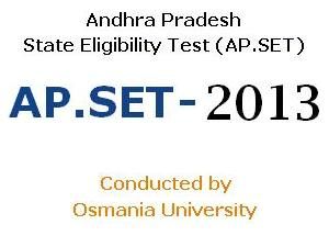 Osmania University AP.SET 2013 Online Application form available
