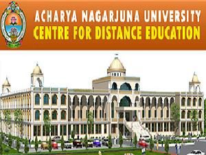 Acharya Nagarjuna University offers Distance UG & PG Admission 2013