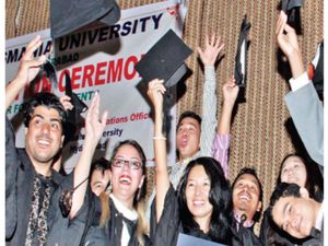 Osmania University awarded degree to its foreign students