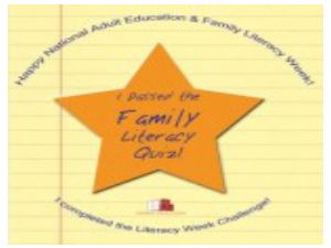 Family Literacy Quiz, hosted by 'World Education'