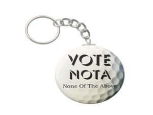 Retired teacher anticipated NOTA, readied machine 