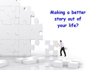 The maze, clues, and winner: Making a better story out of your life?