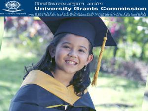 PG Indira Gandhi Scholarship for Single Girl Child for session 2013-15