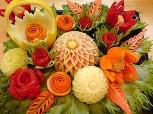 Online Course In Fruits And Vegetables Carving