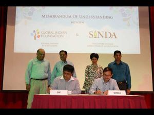 GIF donates one million to Singapore Indian Development Association