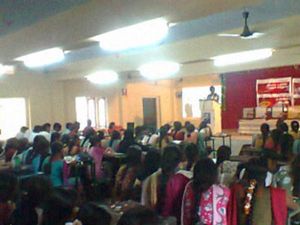 UAE Exchange’s Seminar on Financial Services at Naina Mohamed College