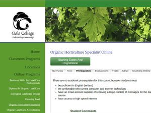 Do you want to be an Horticulturist? Try this online course!