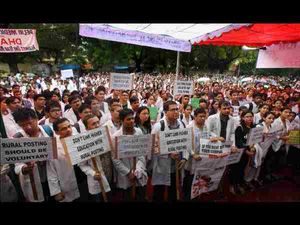 Medical students protest against long duration MBBS course proposal