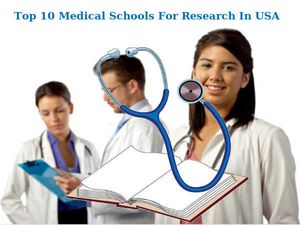 Top 10 Medical Schools For Research In USA