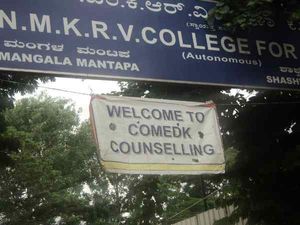 ComedK PGET 2014 First Round Counselling Scheduled Dates