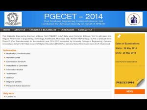 Download Andhra Pradesh PGECET 2014 Rank Cards