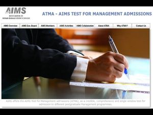 AIMS conducts ATMA July 2014 Test for MBA, PGDM admission