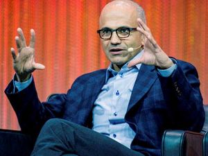 Fall in love with what you do, Satya Nadella advises students