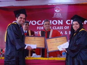 Over 798 Students receive degrees at convocation of ITM University