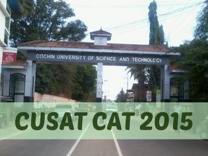 Cochin University of Science & Technology (CUSAT) CAT 2015 Time Table