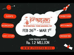 Pragyan '15 - Annual Techno Management Fest of NIT Tiruchirappalli