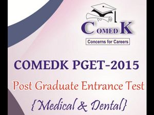 COMEDK PGET 2015 Syllabus