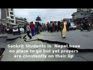 Nepal's Sanskrit students: Nowhere to go but prayers on lips