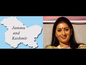 JK Govt seeks Smriti Irani's help to rebuild flood-ravaged schools