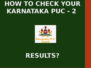 How to Check Karnataka PUC 2 - 2015 Results? Check on website & SMS