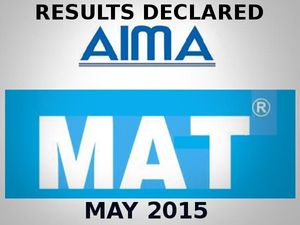 MAT Results May - 2015 Declared!