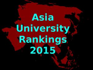 Top 10 Universities in Asia 2015