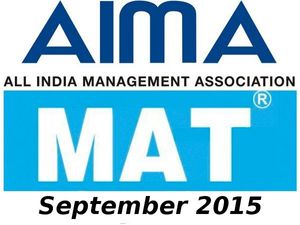 MAT September 2015 online registrations started