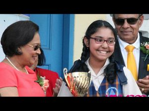 India-Born Girl Tops Secondary Entrance Exam in Trinidad 