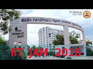 IIT JAM 2016 Exam Time Table 