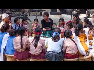 Michelle Obama launches campaign focusing on girls' education