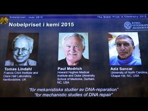 Nobel Prize In Chemistry 2015 For Mechanistic Studies of DNA Repair
